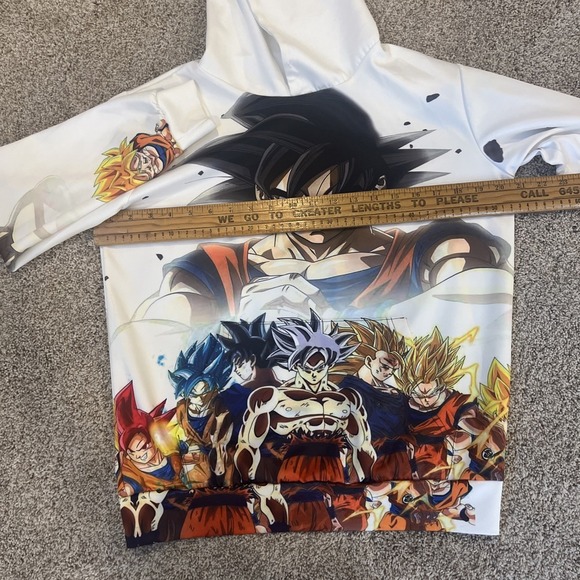 Men's DRAGON BALL Z Graphic Sweatshirt Hoodie Small Goku Anime - Picture 6 of 9